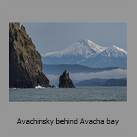 Avachinsky behind Avacha bay